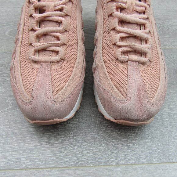 Nike Air Max 95 Sneakers Size 6Y Coral Pink Stardust  *USED* - Picture 2 of 12
